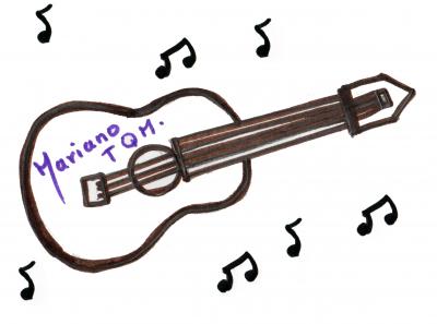Me decía, venga amor pásame la guitarra y cantemos